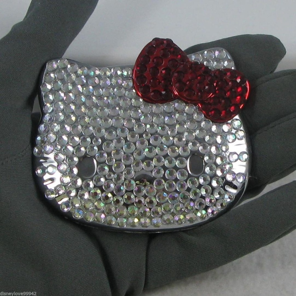 Hello Kitty Ruby Compact Mirror 40th Anniversary - Picture 5 of 8